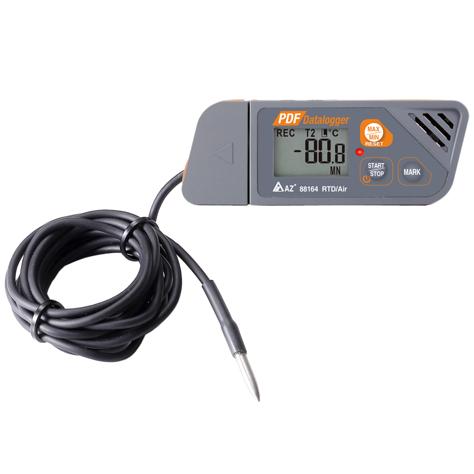 88164 - Ultra Cold Temps -100°C Instant PDF Data Logger (2m External Sensor)