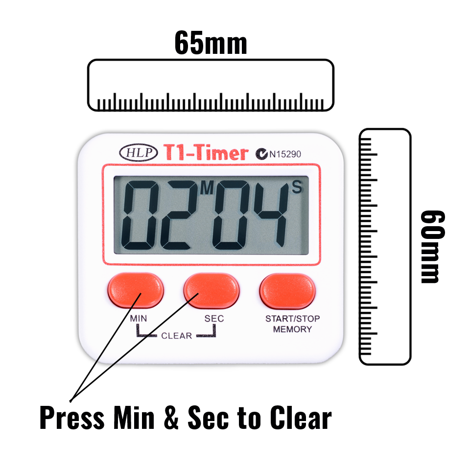 T1 Timer - Single Channel Timer (99m,59s)