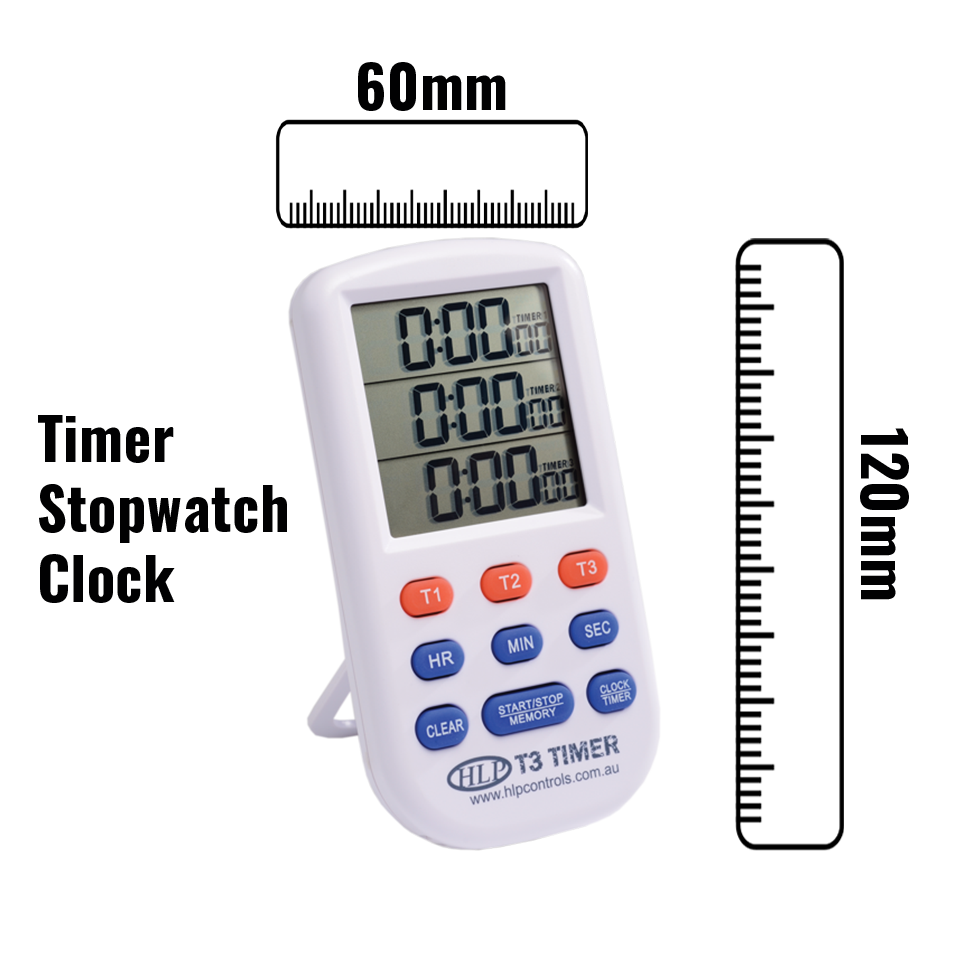 T3 Timer - 3 Channel Timer (19h,99m,59s)