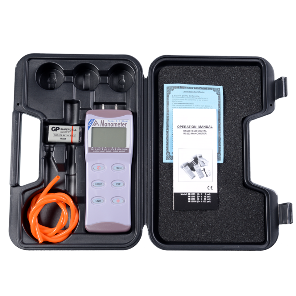 82100 - Digital Manometer for Pressure (100psi)