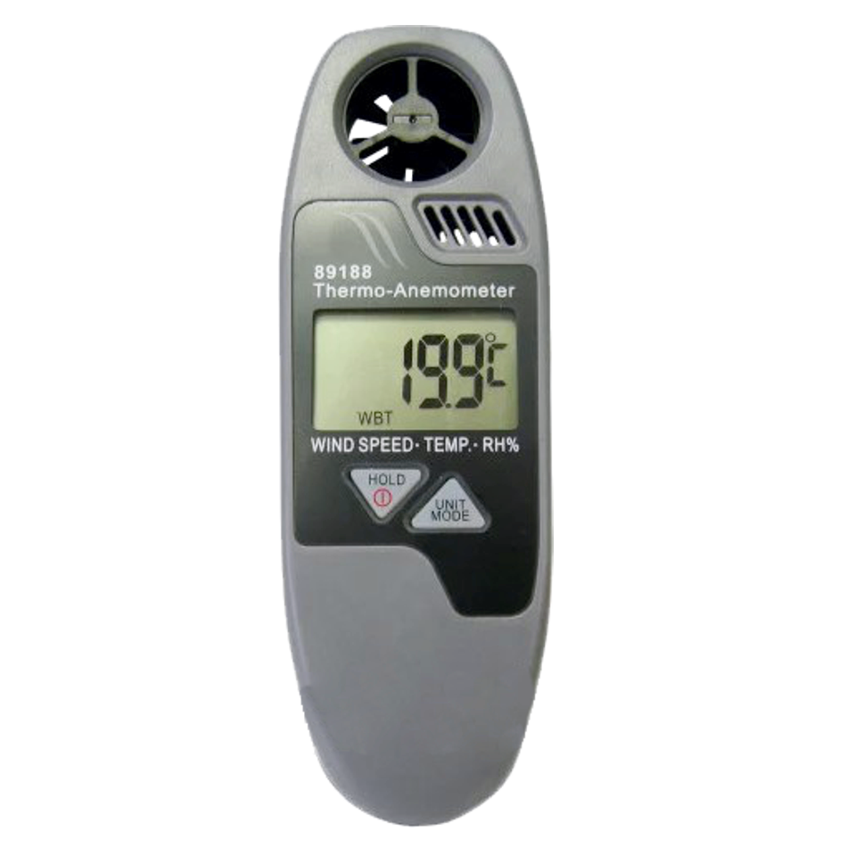 89188 - Pocket Sized Digital Anemometer w/ Temp, Humidity, Dew Point & Wind Chill
