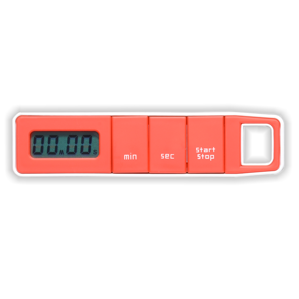 PLA-068 - "Buzzzz Timer" Compact Vibrating & Beeping Timer w/ Lanyard Hook