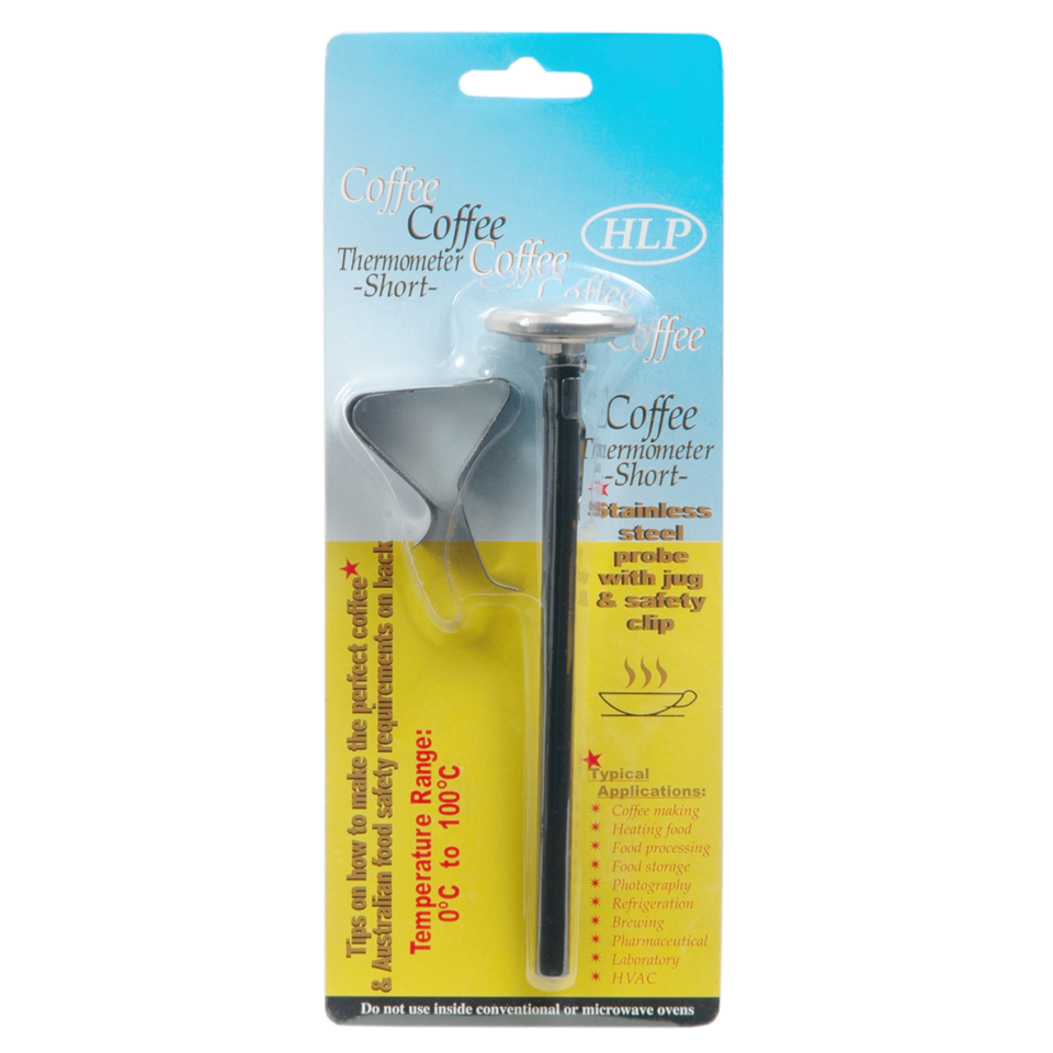 Coffee Short - Short Milk Frothing Thermometer w/ Clip