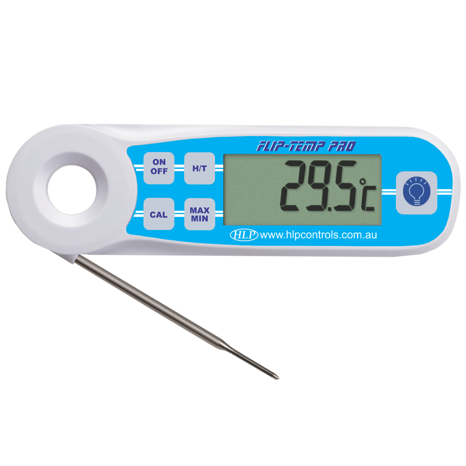 Flip-Temp Pro - Waterproof Adjustable Probe Thermometer – HLP Controls