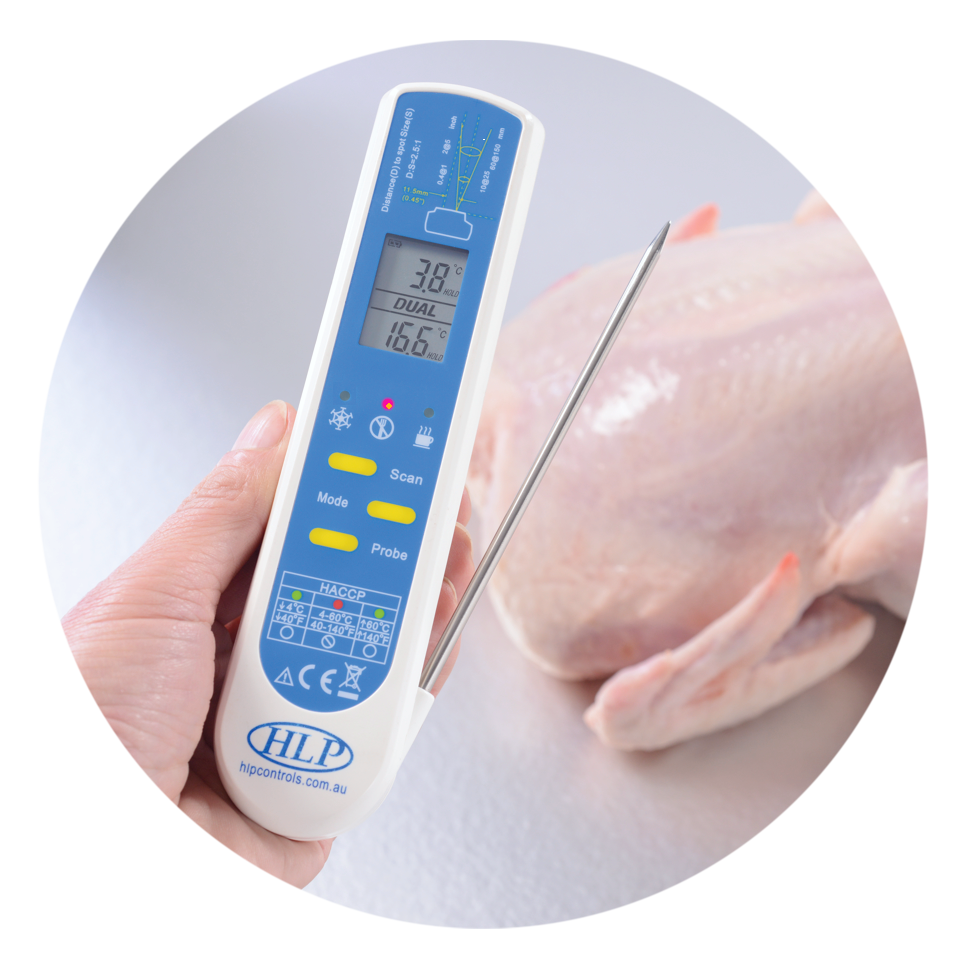 HACCP Dual - Water resistant Infra-Red & Probe Thermometer