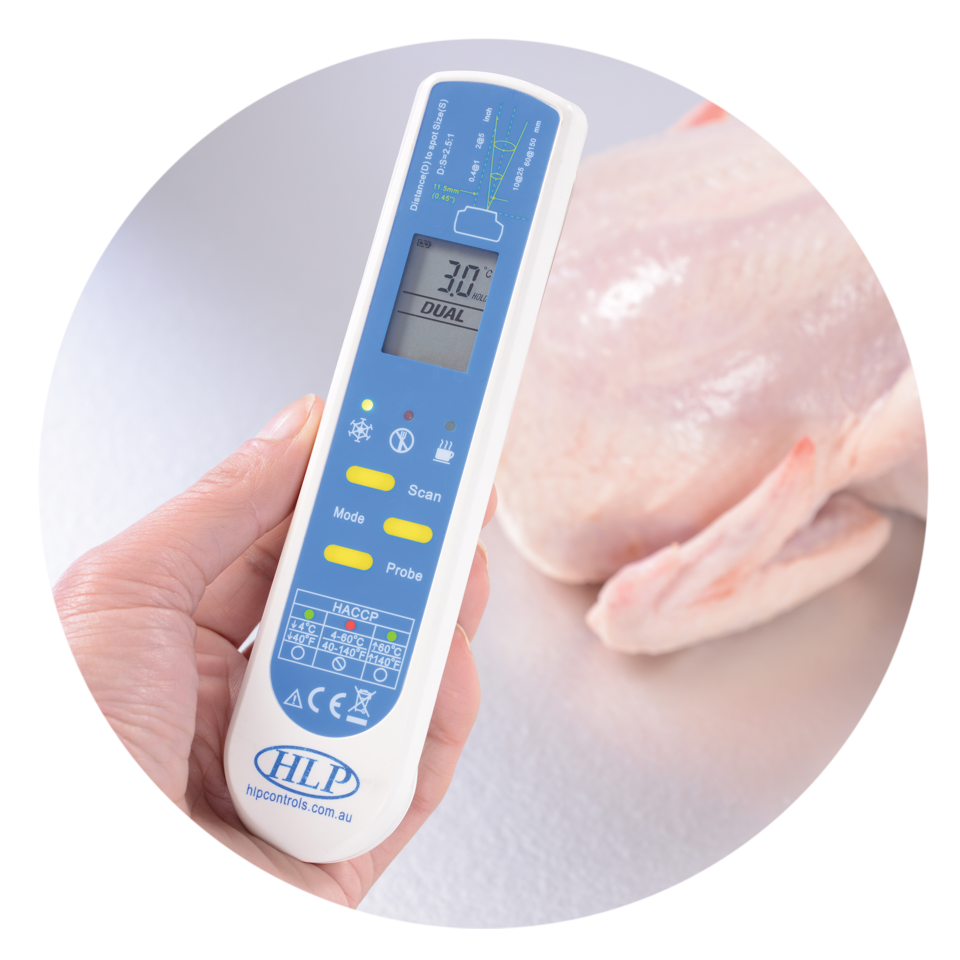 HACCP Dual - Water resistant Infra-Red & Probe Thermometer