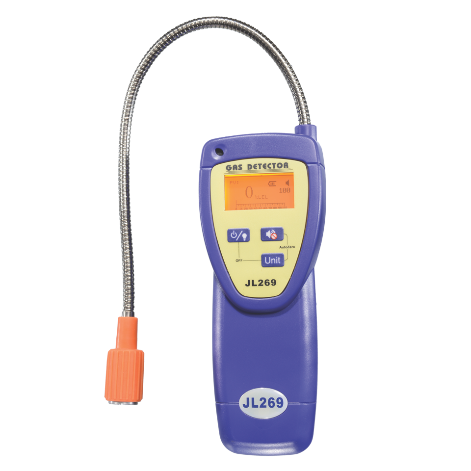 JL269 - Digital Gas Sniffer for Combustible Gas Leak Location Detection w/ Gooseneck Probe