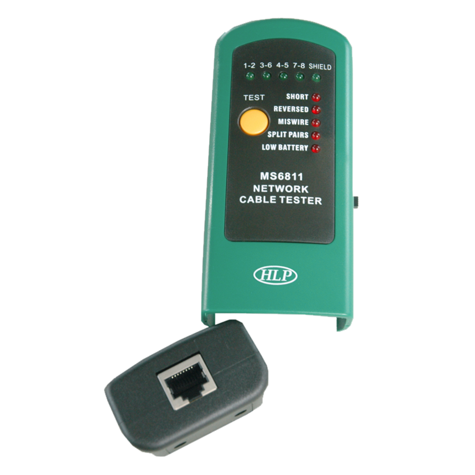 MS6811 - LAN/RJ45 Cable Tester w/ Transmitter/Receiver