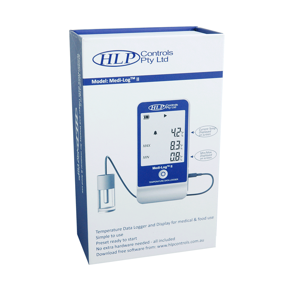 Medi-Log II - Medications, Vaccines & Blood Storage Temperature Data Logger