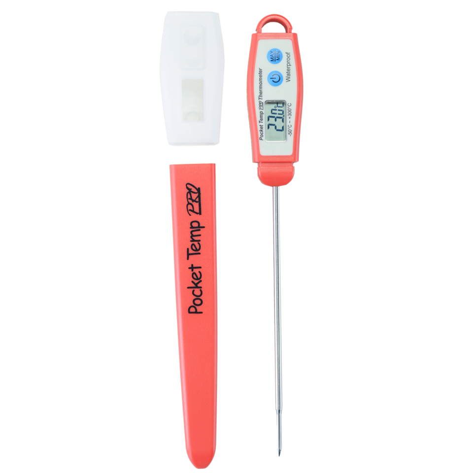 Pocket Temp Pro - Professional Waterproof Probe Thermometer