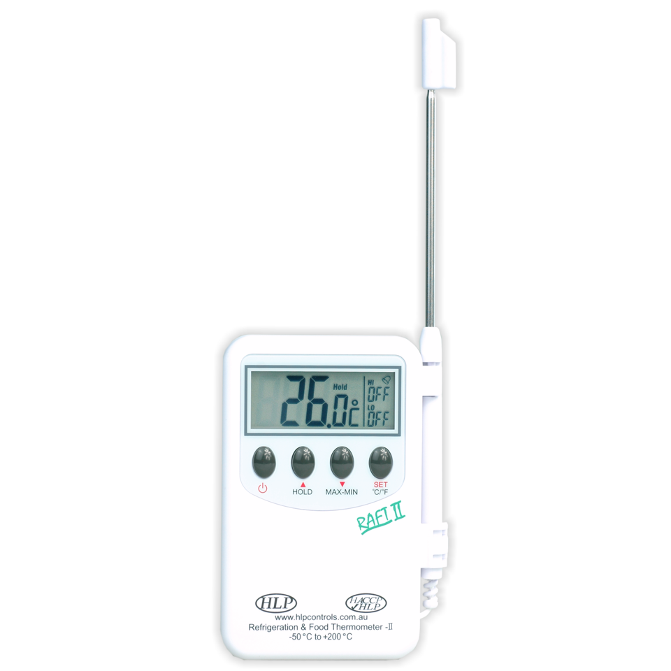 RAFT II - Refrigeration & Food Thermometer w/ External Probe