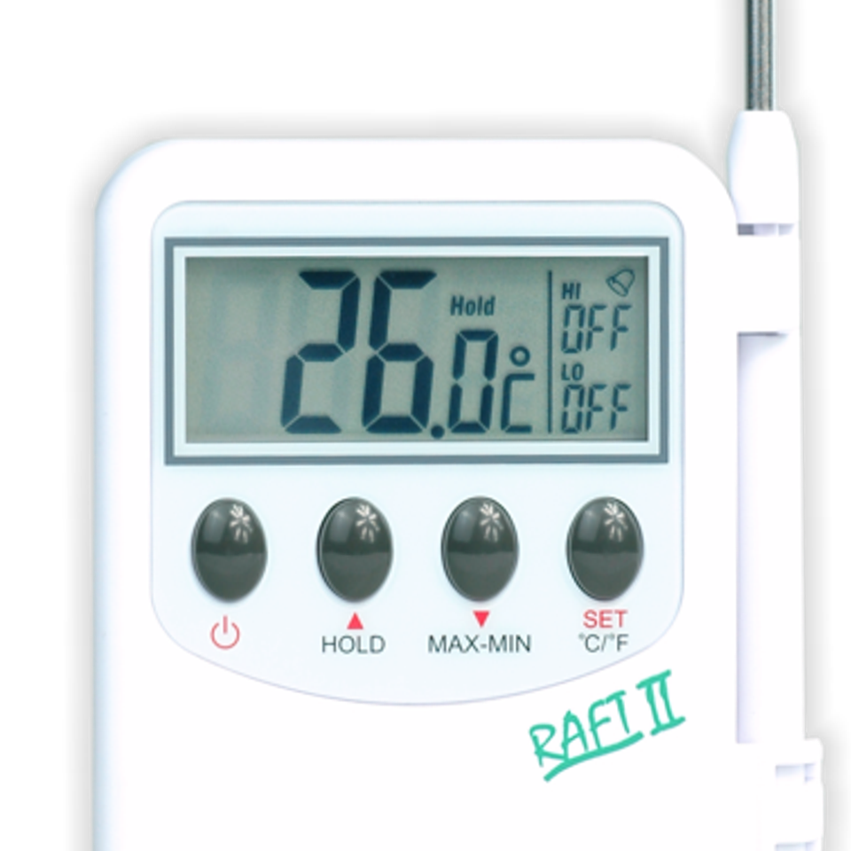 RAFT II - Refrigeration & Food Thermometer w/ External Probe