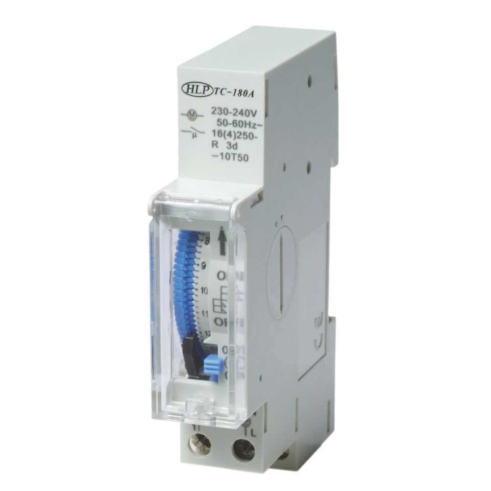 TC-180A - Time Clock 1 Module wide 24hr with Battery Back-up