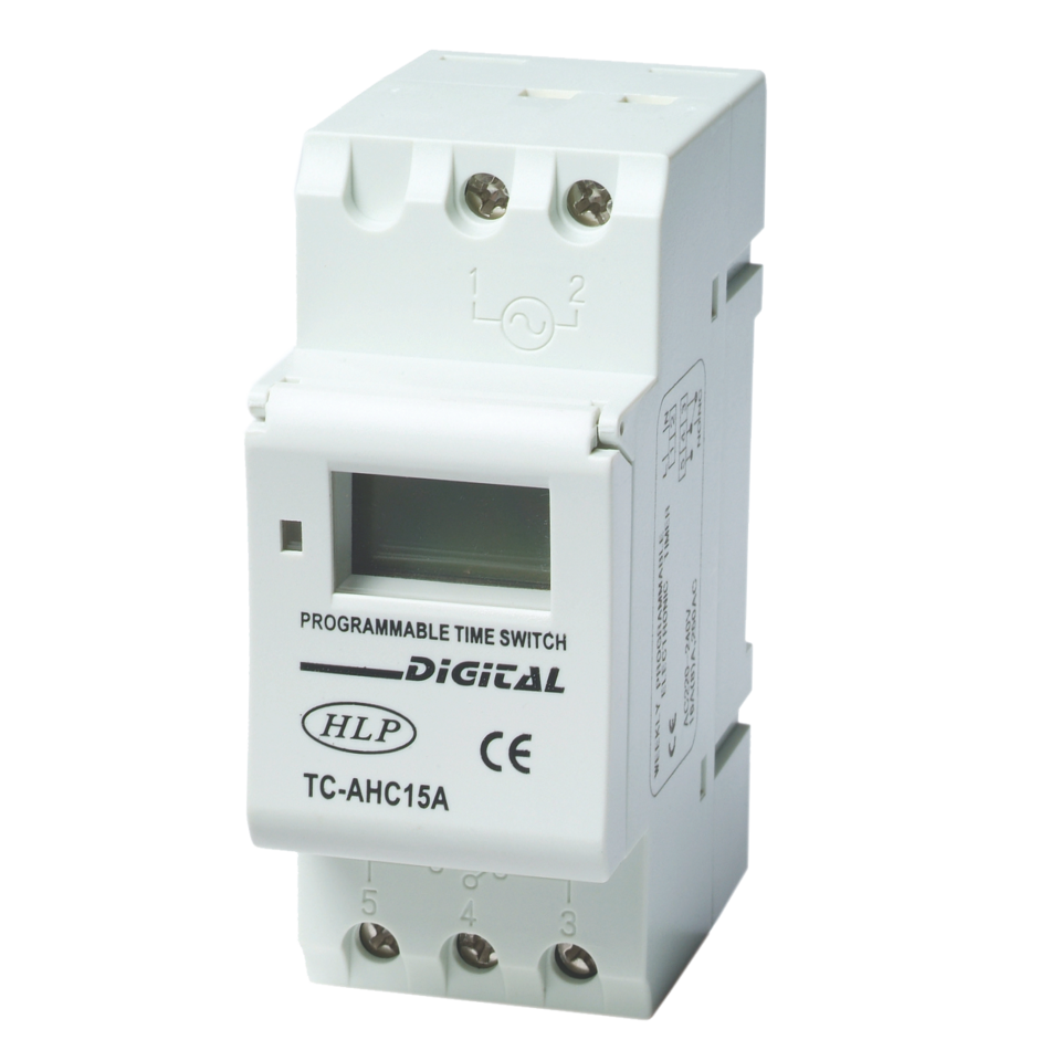 TC-AHC15A - Digital Time Clock, Single Channel 7 day 150hr Battery Back-up
