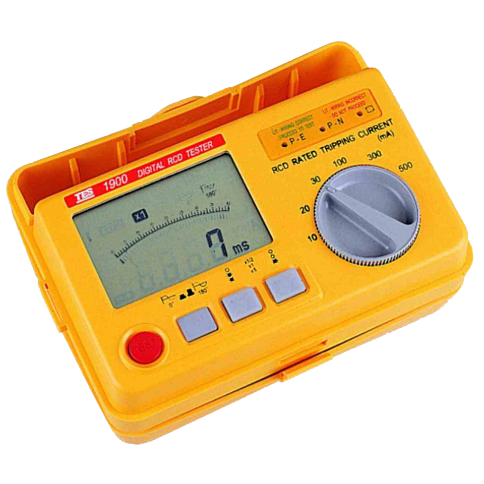 T1900 - Digital RCD (Residual Current Device) Reader (ELCB) Tester