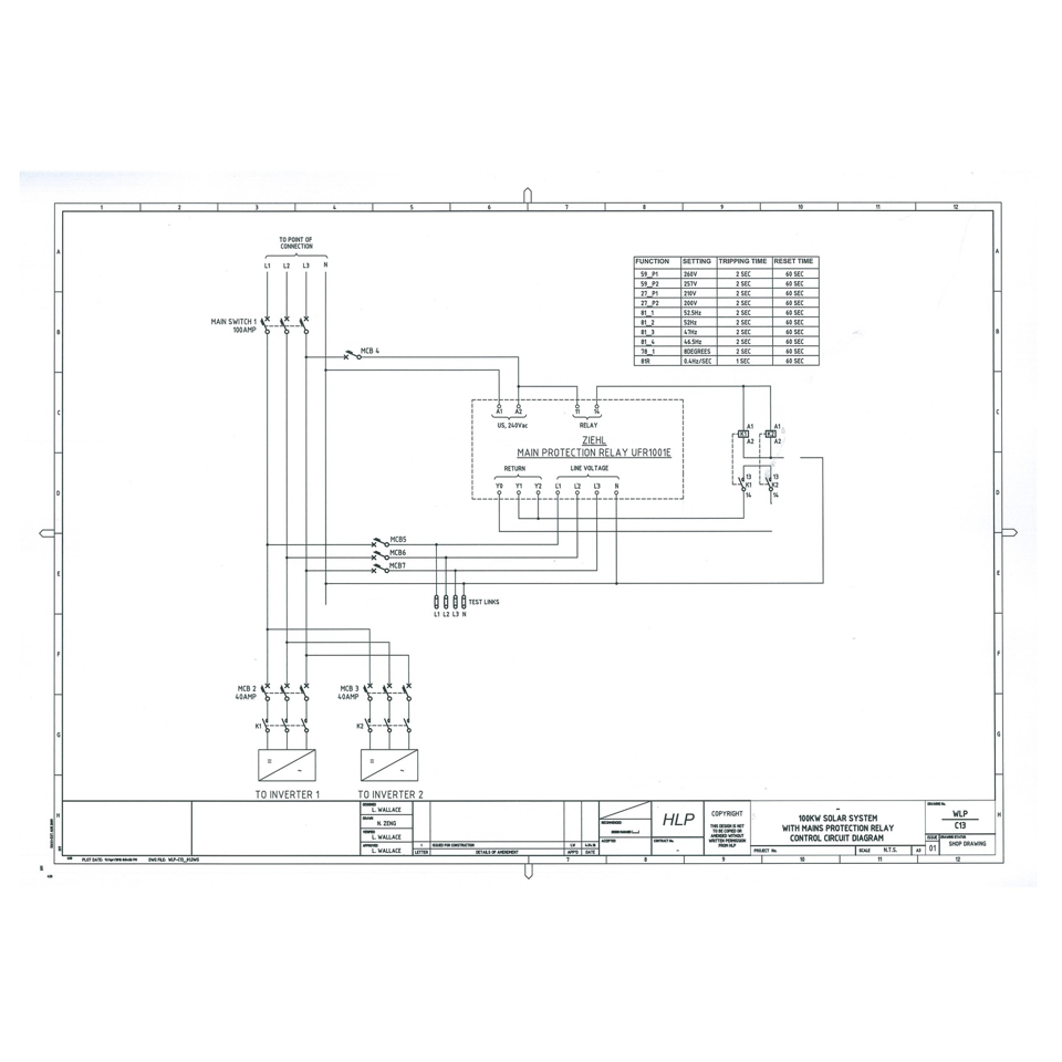 UFR1001E - Voltage & Frequency Relay