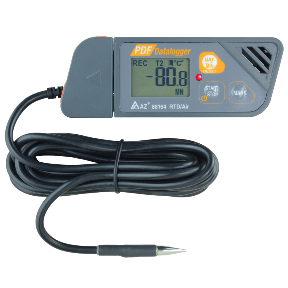 88164 - Ultra Cold Temps -100°C Instant PDF Data Logger (2m External Sensor)