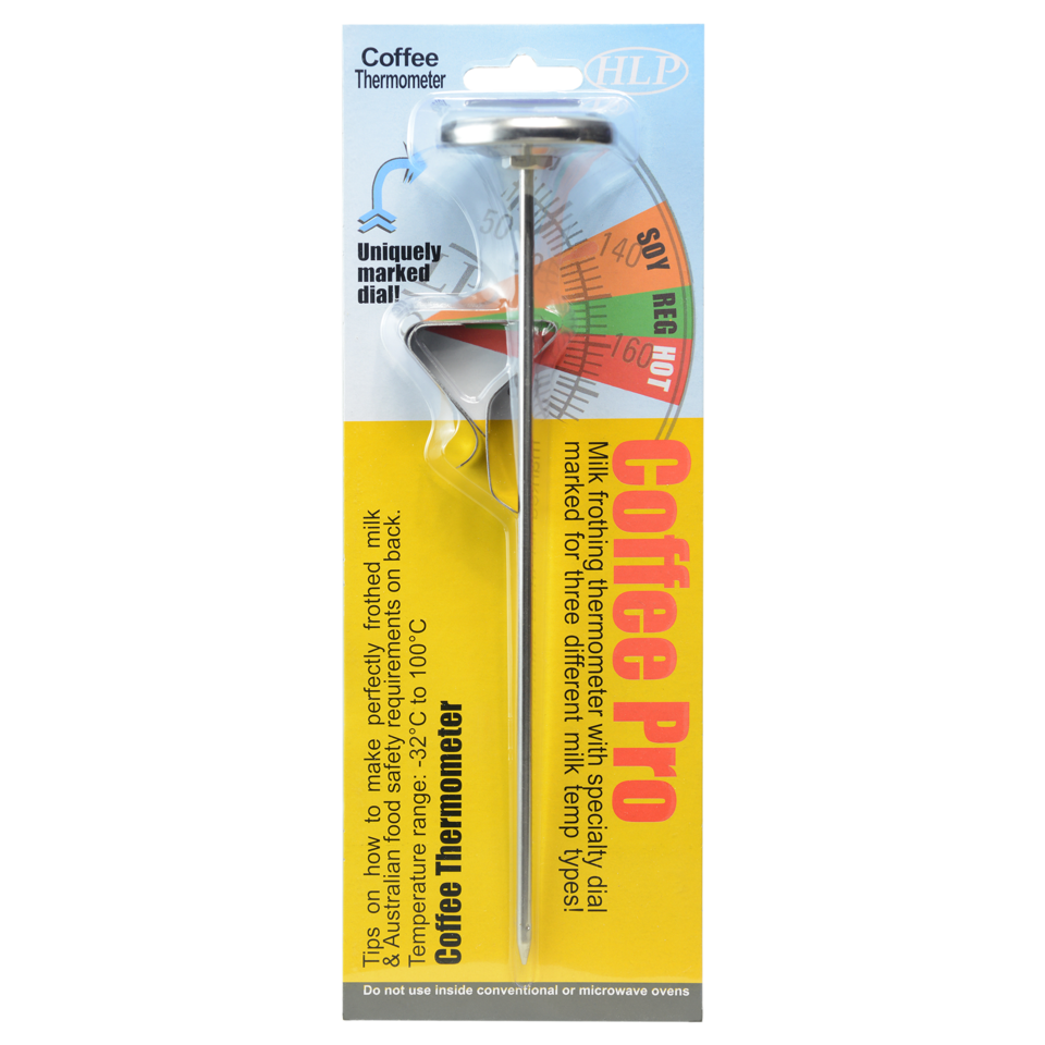 Coffee Pro - Professional Milk Frothing Thermometer w/ Clip