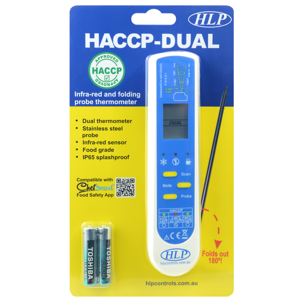 HACCP Dual - Waterproof Infra-Red & Probe Thermometer
