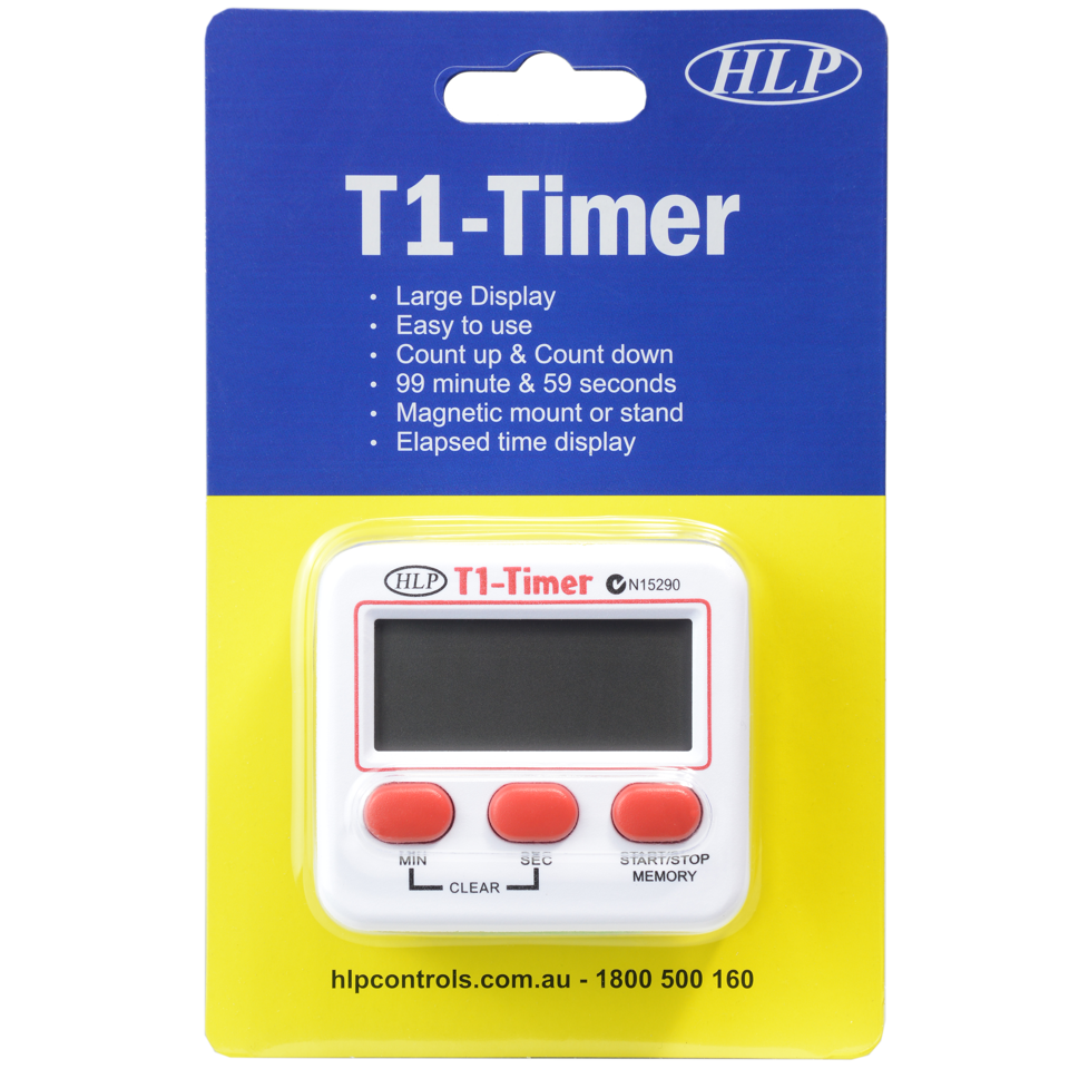 T1 Timer - Single Channel Timer (99m,59s)