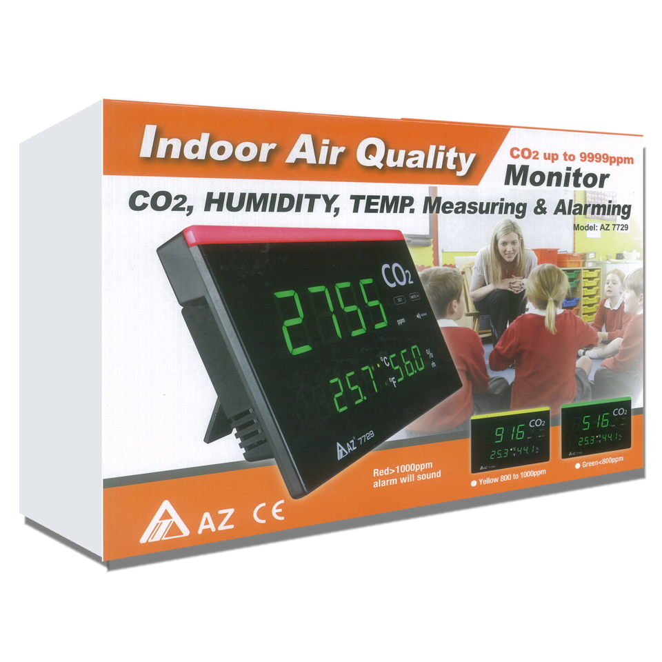 7729 - CO2 + Temp & Humidity Monitor