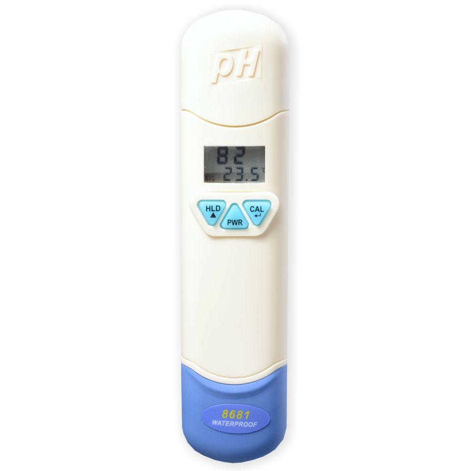 8681- pH Pen-Style Meter for liquid quality with Auto Calibration