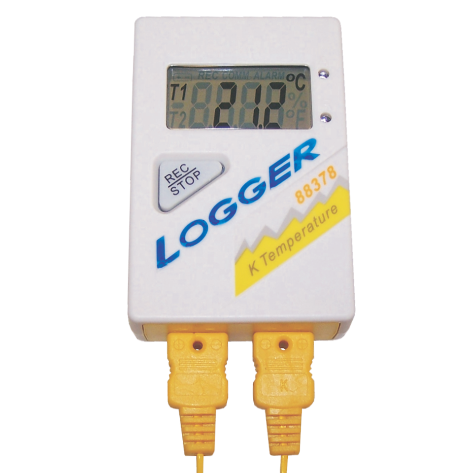 88378 - Temperature Data Logger w/ Dual Input K-Type Probe