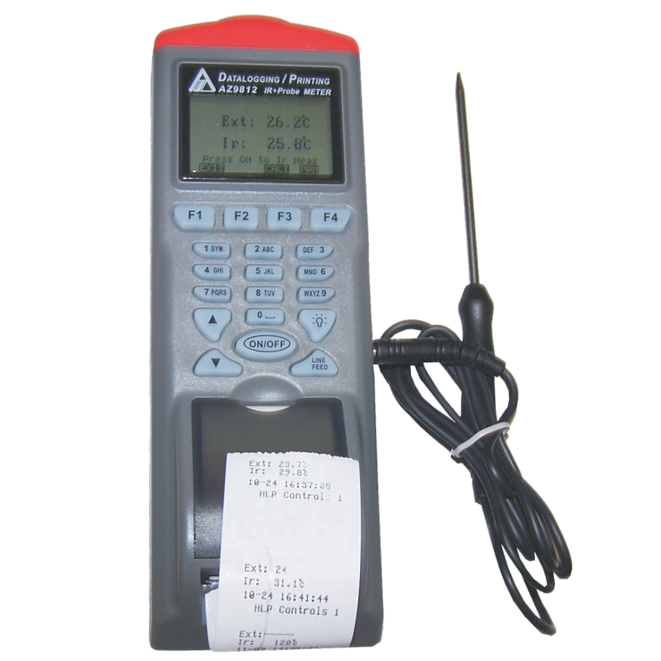 9812 - Professional Grade Dual Thermometer & Data Logger w/ Printer