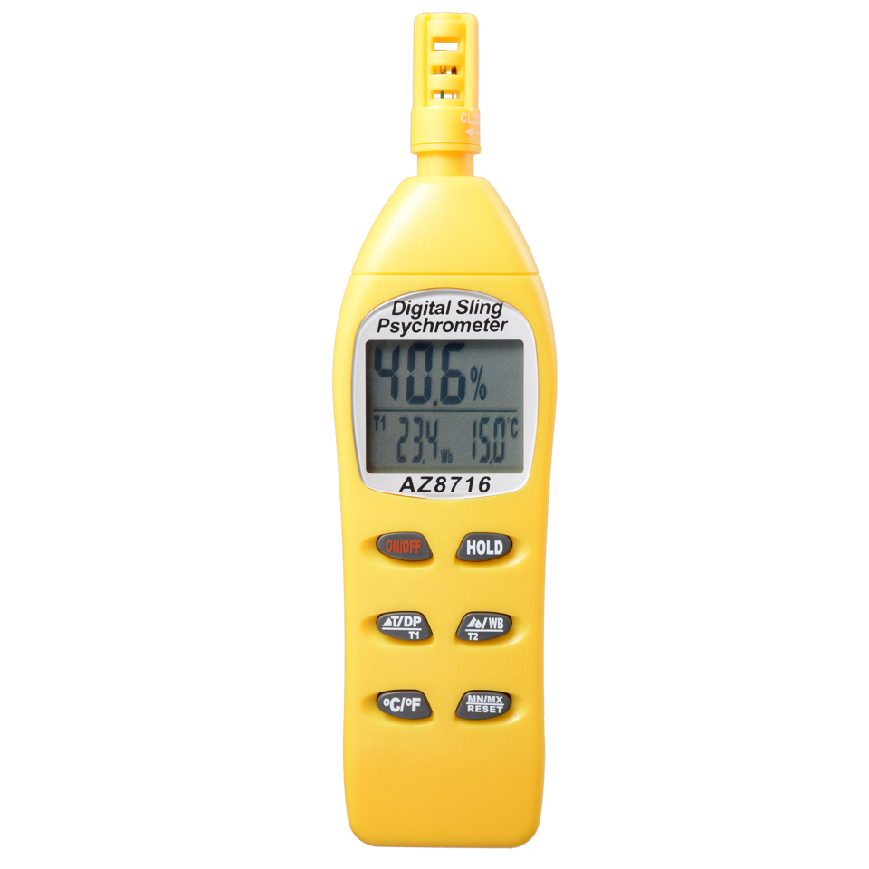 8716 - Digital Handheld Air Temperature & Humidity Psychrometer