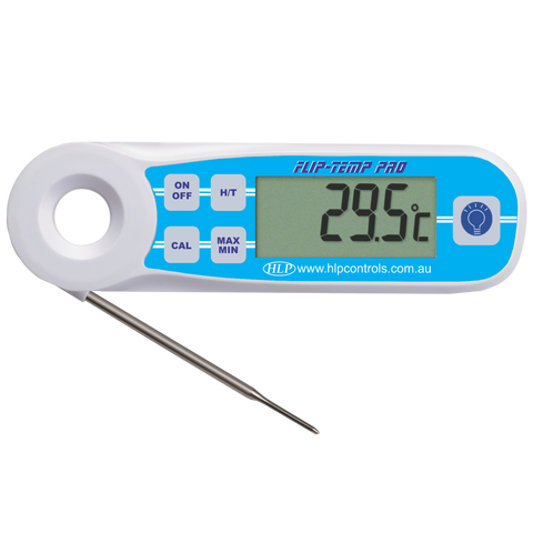 Dual Temp Pro Combines Flip Stem Probe W/Infrared Thermometer, Max