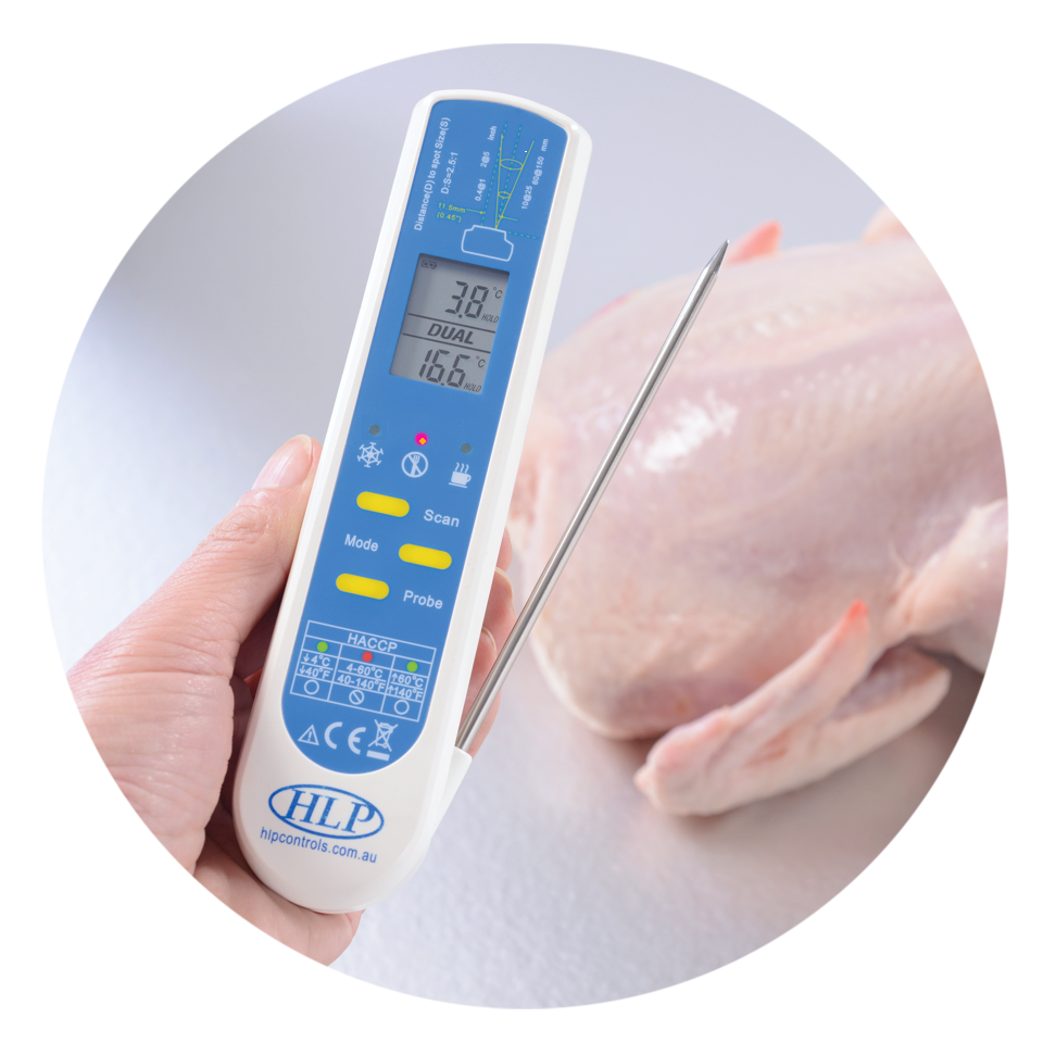 HACCP Dual - Waterproof Infra-Red & Probe Thermometer