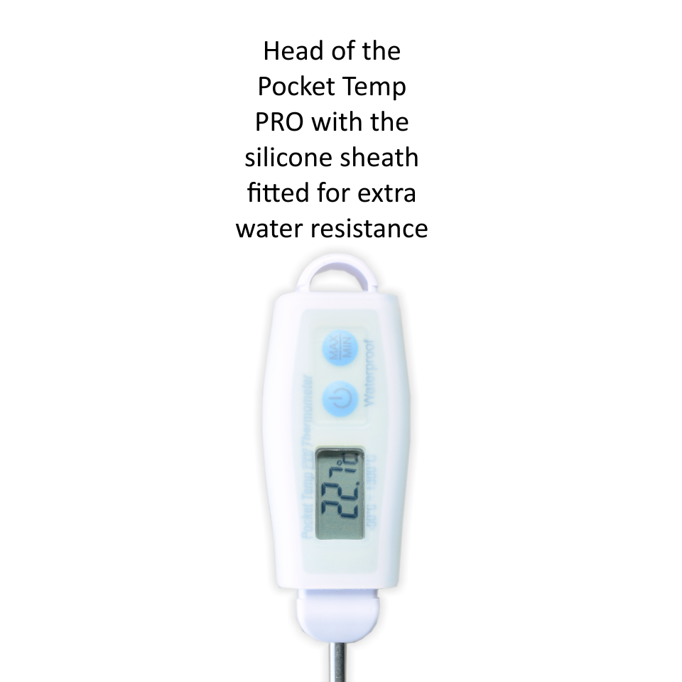 Flip-Temp Pro - Waterproof Adjustable Probe Thermometer – HLP Controls