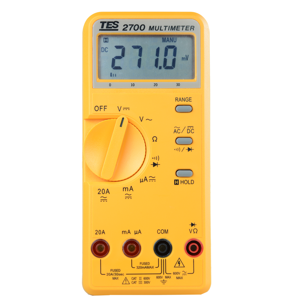 T2700 - Auto Ranging Digital Multimeter (20A)