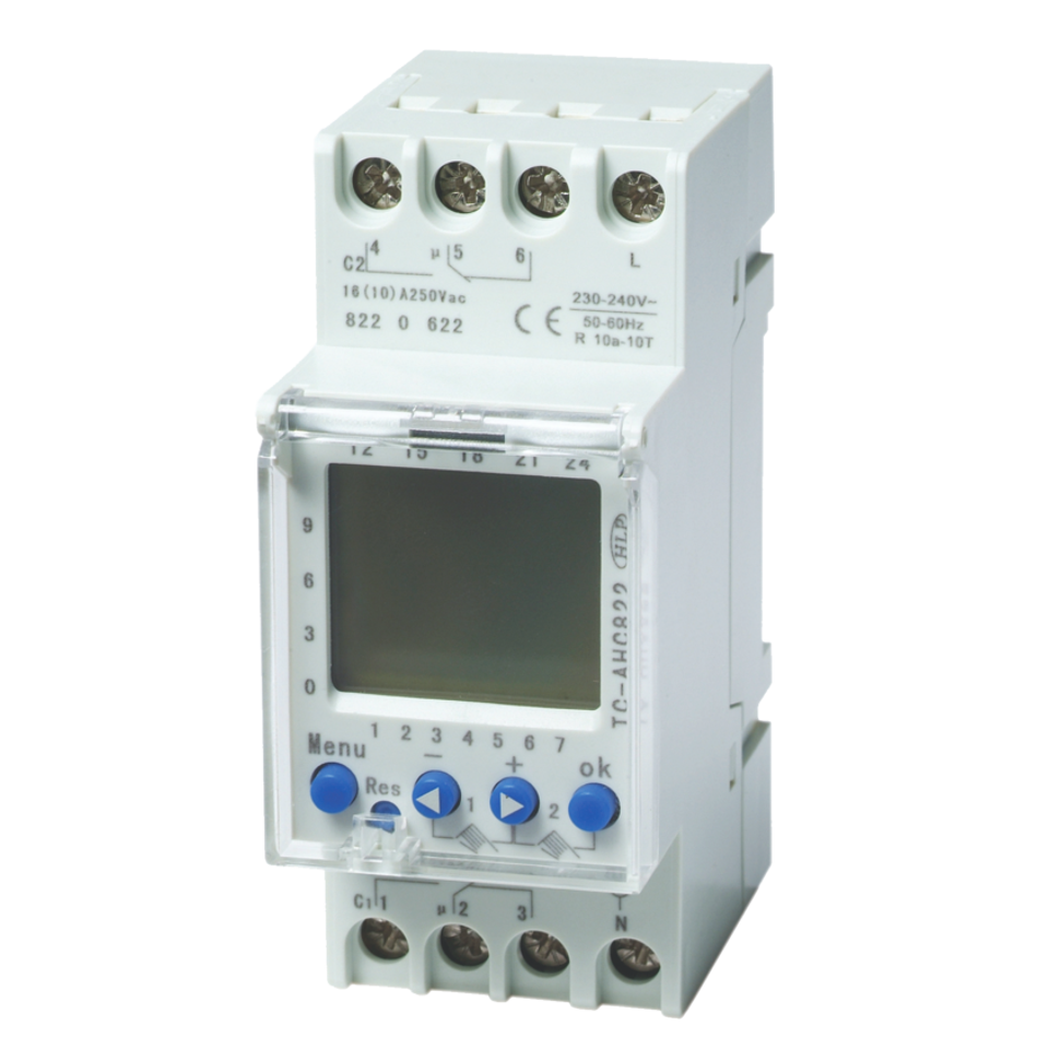 TC-AHC822 - Digital Time Clock 2 Channel 7 day 1 second minimum pulst ...