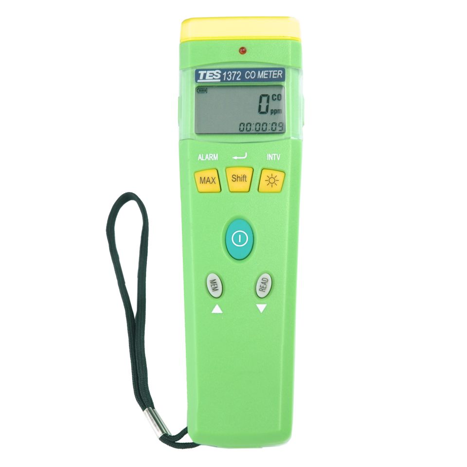 T1372 - Mobile Carbon Monoxide (CO) Detector for Home/Office Use w/ Calibration Cert